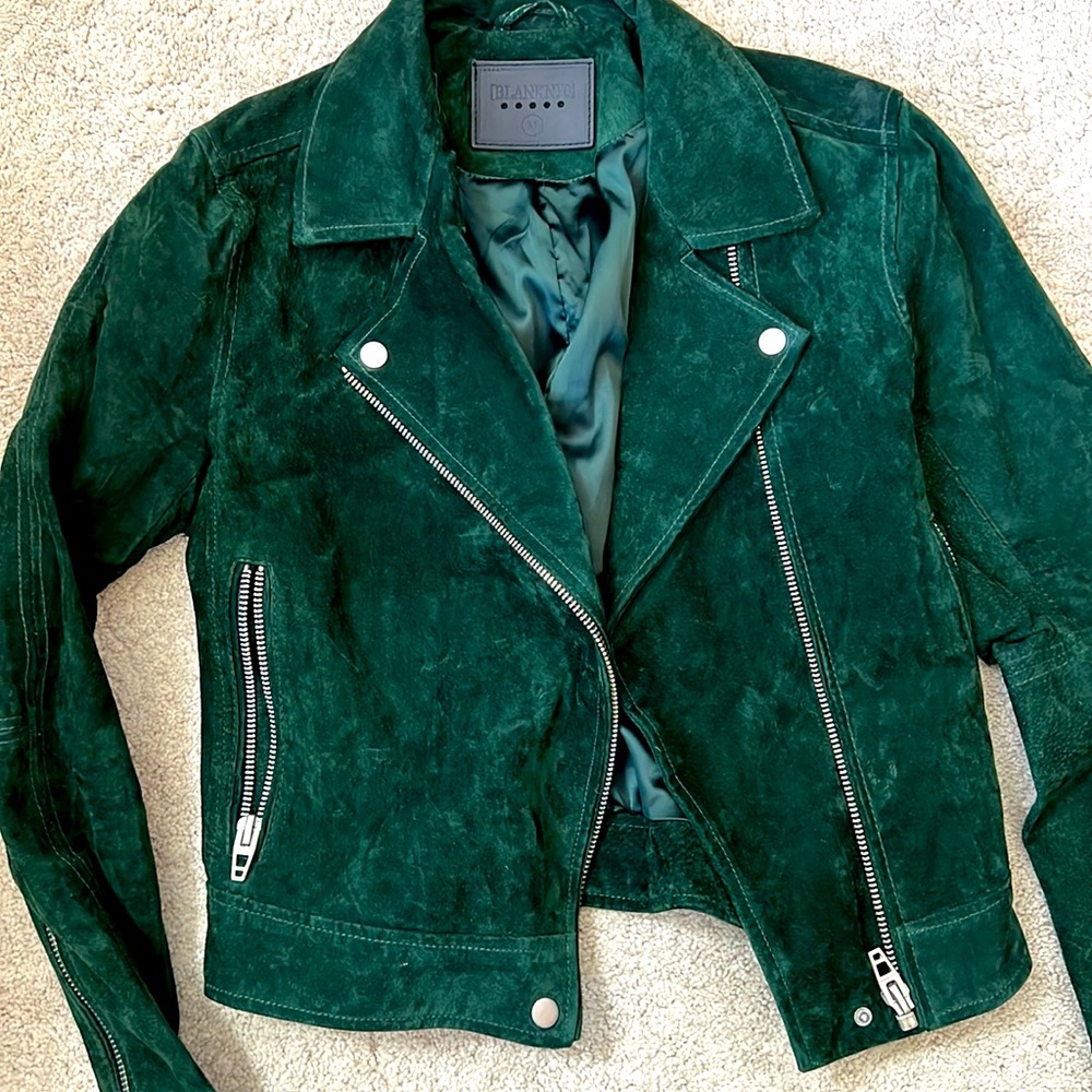 Blank NYC leather suede jacket